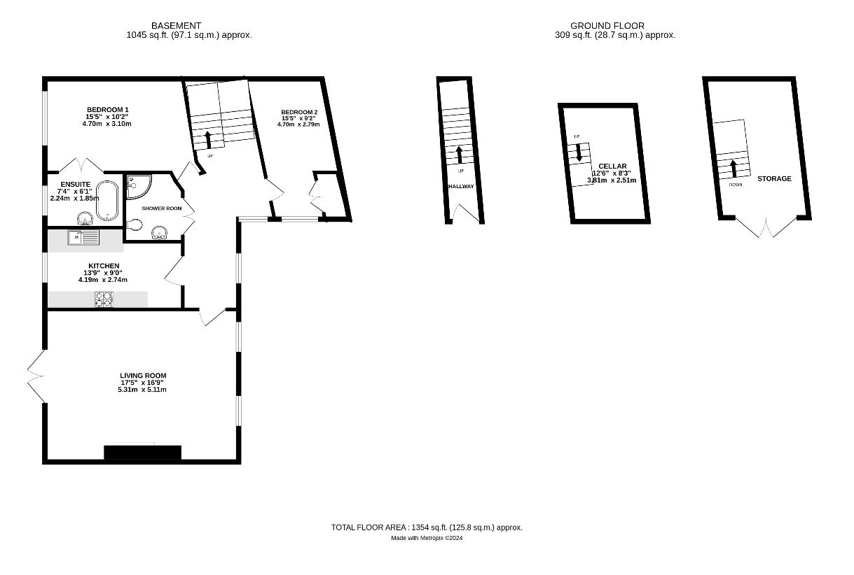 2 bedroom flat for sale - floorplan