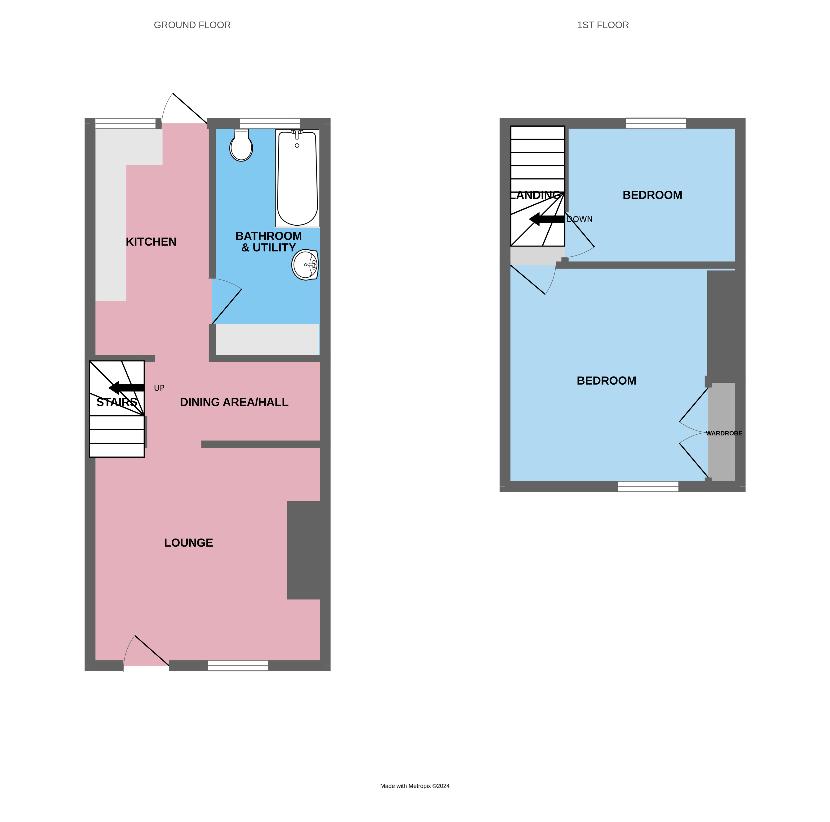 2 bedroom property for sale - floorplan