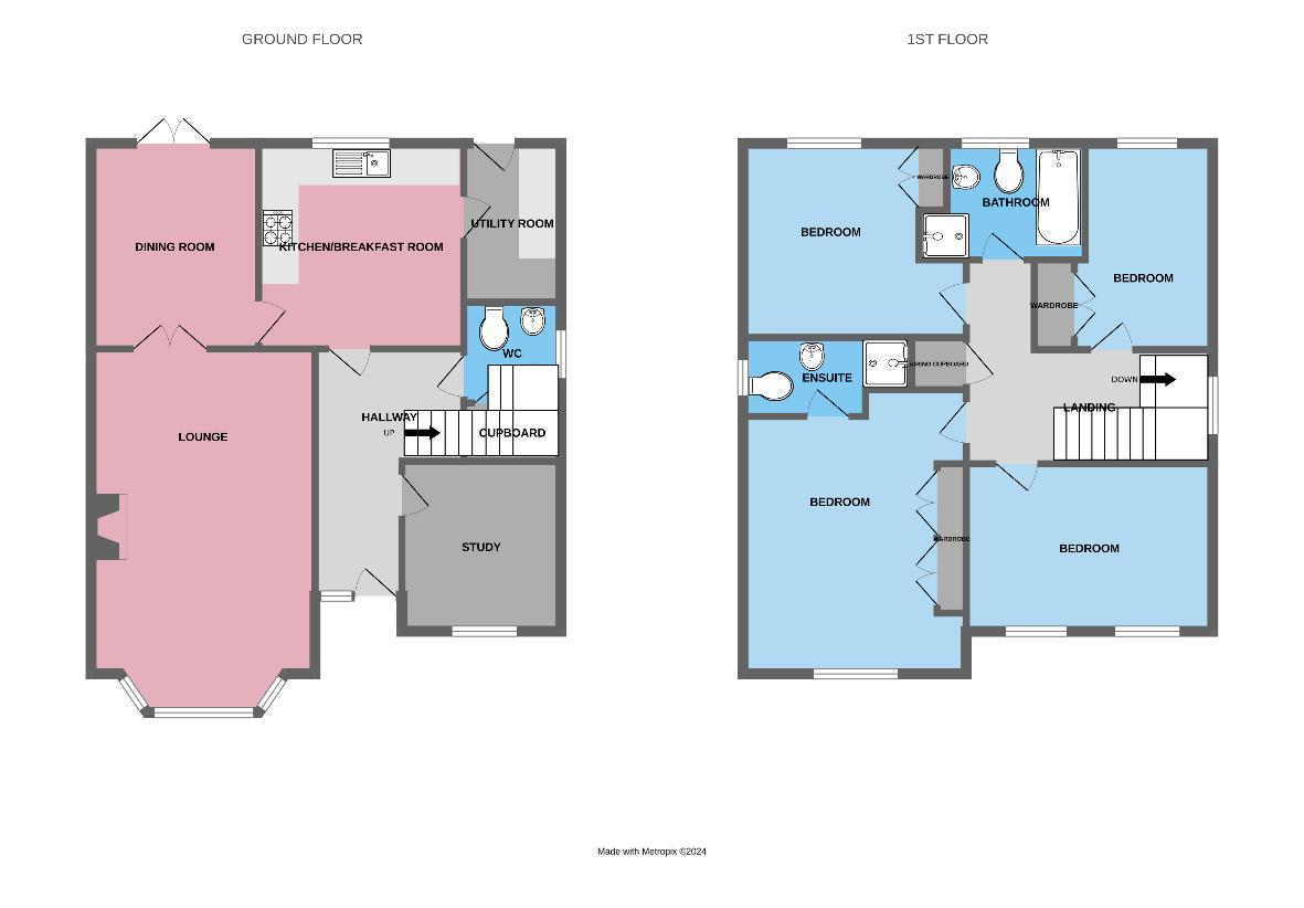 4 bedroom property for sale - floorplan