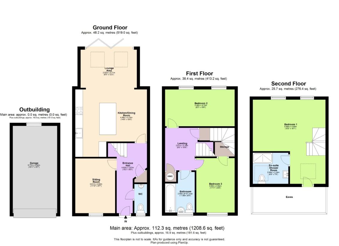 3 bedroom property for sale - floorplan