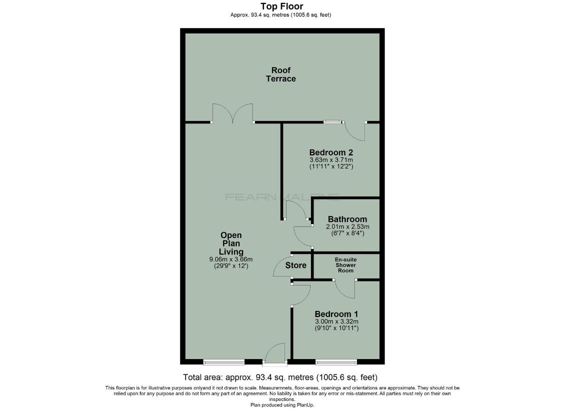 2 bedroom flat for sale - floorplan