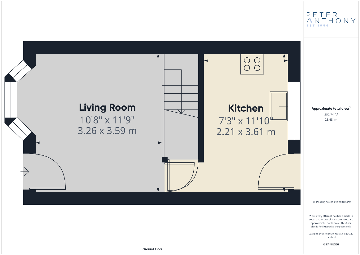 2 bedroom property for sale - floorplan