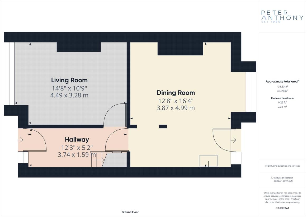 3 bedroom property for sale - floorplan