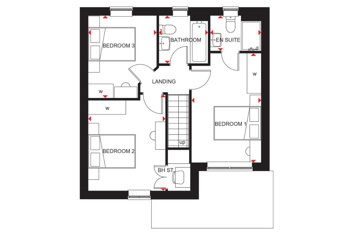 3 bedroom detached house for sale - floorplan