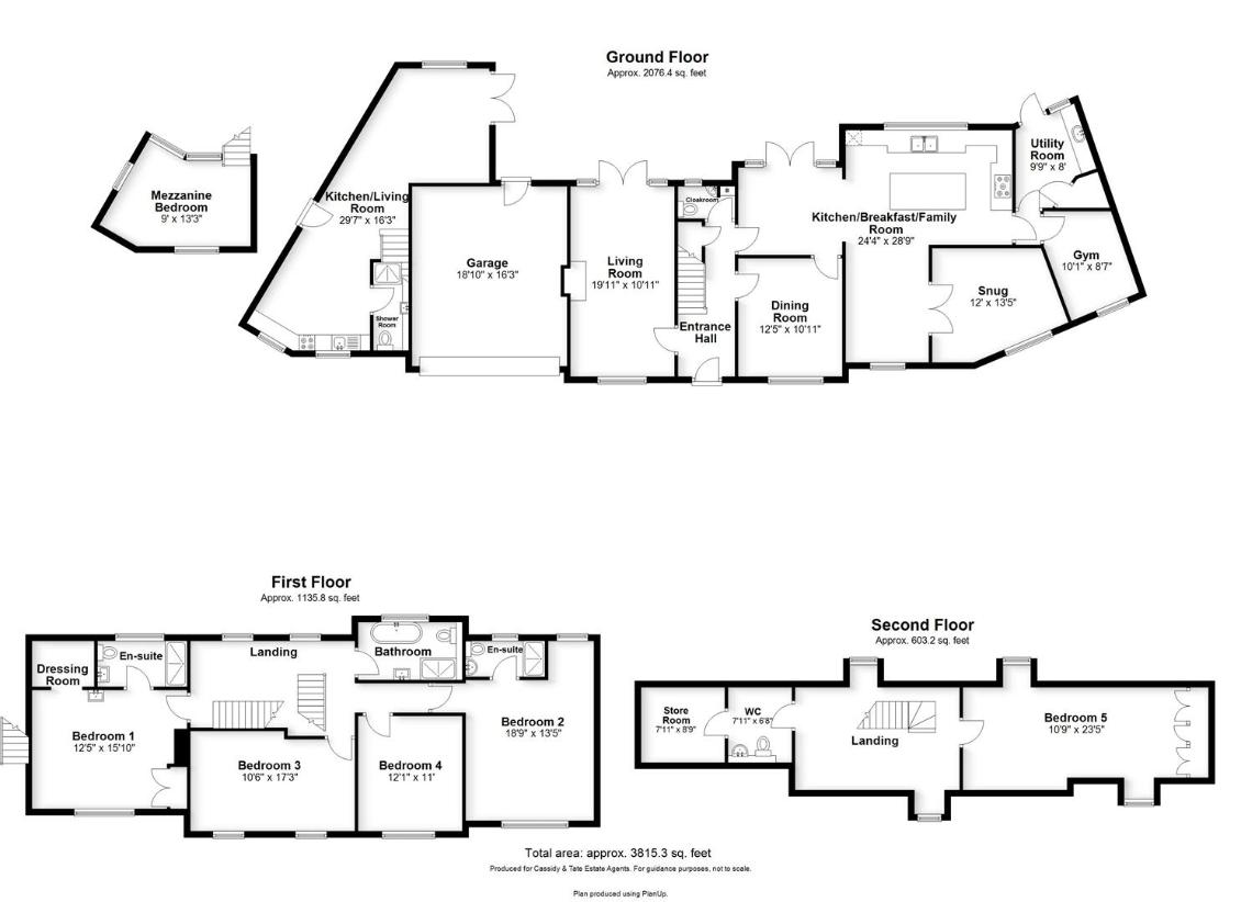 6 bedroom detached house for sale - floorplan