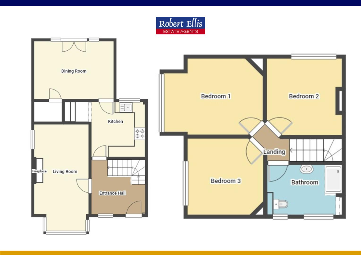 3 bedroom semi-detached house for sale - floorplan