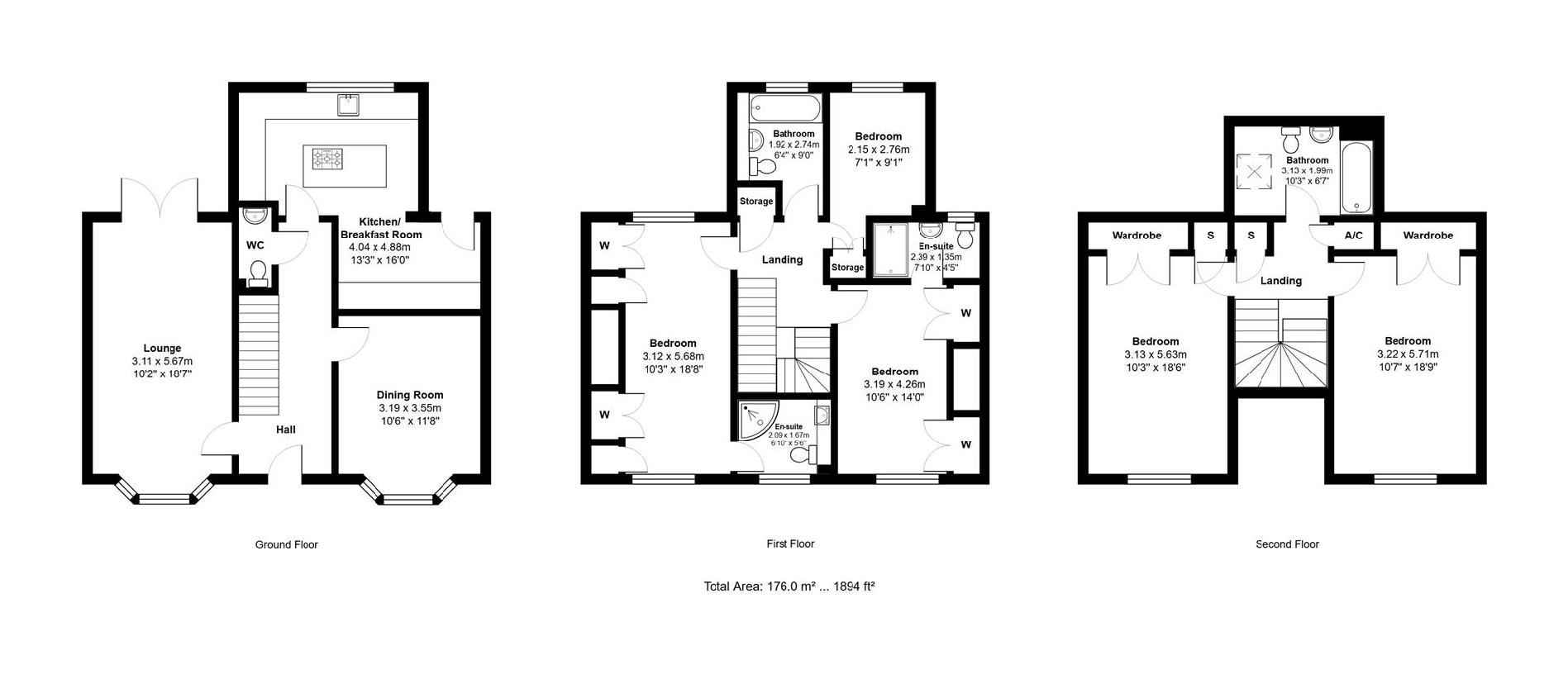 5 bedroom property for sale - floorplan