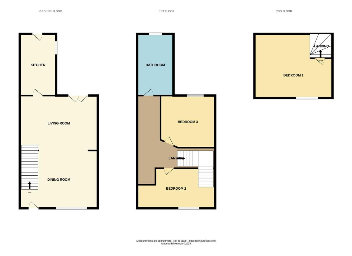 3 bedroom town house for sale - floorplan