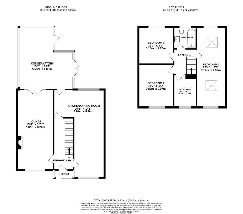 4 bedroom detached house for sale - floorplan