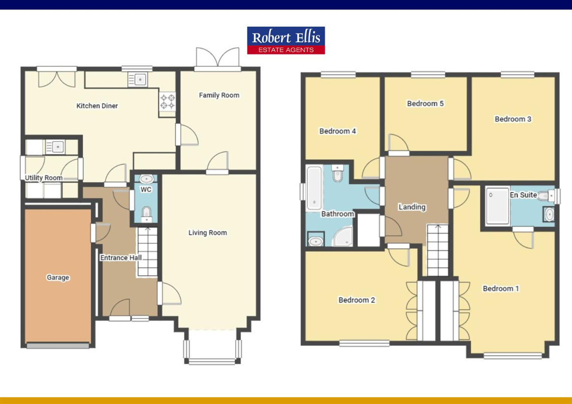 5 bedroom detached house for sale - floorplan