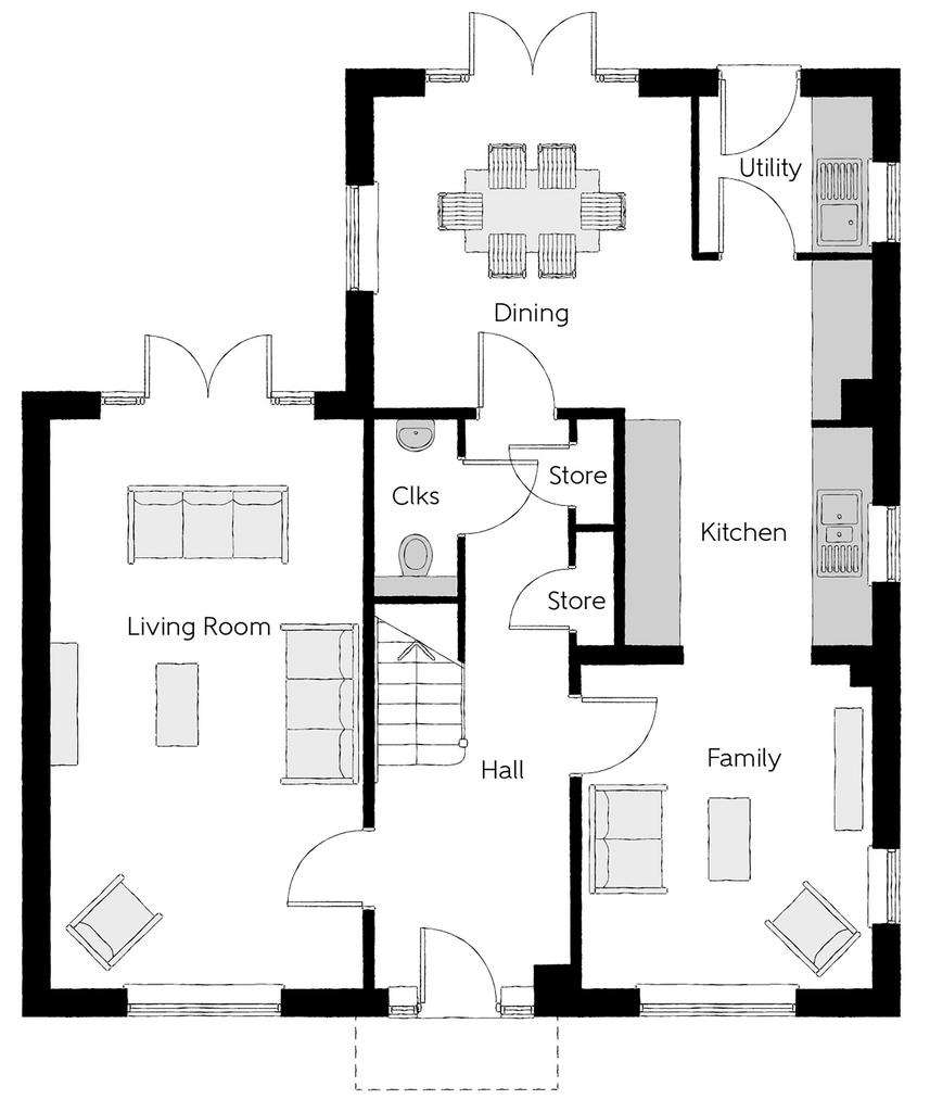 4 bedroom detached house for sale - floorplan