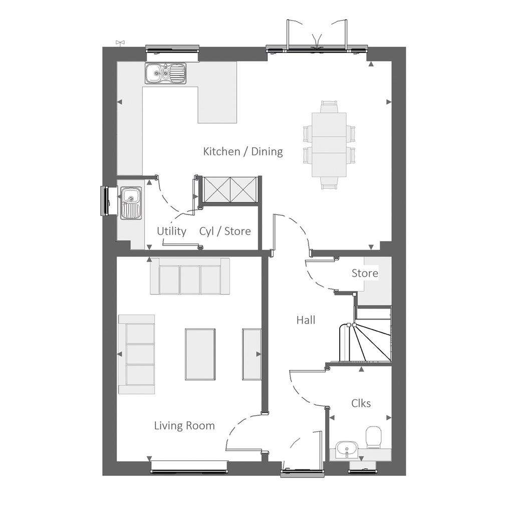 4 bedroom detached house for sale - floorplan