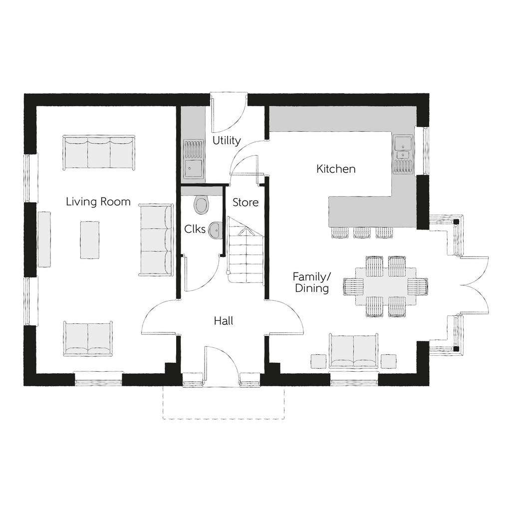 4 bedroom detached house for sale - floorplan