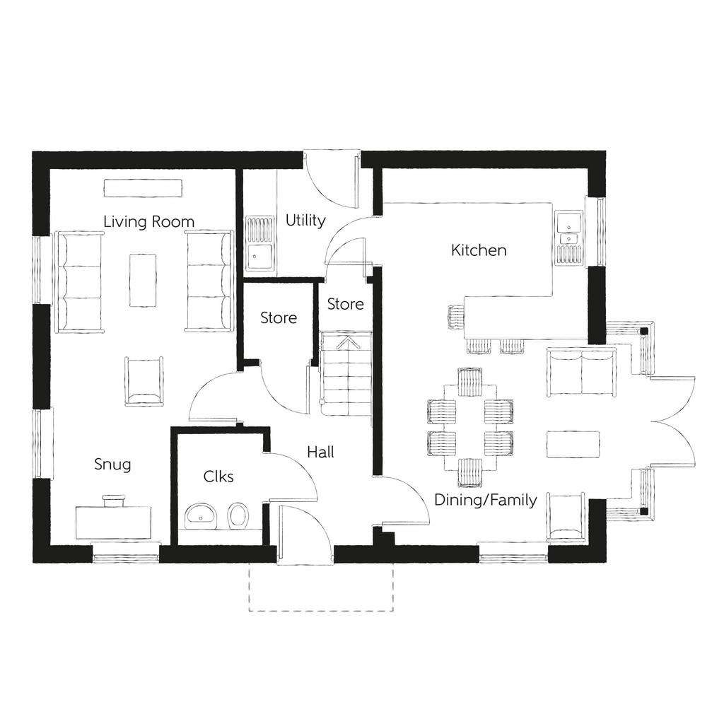 4 bedroom detached house for sale - floorplan