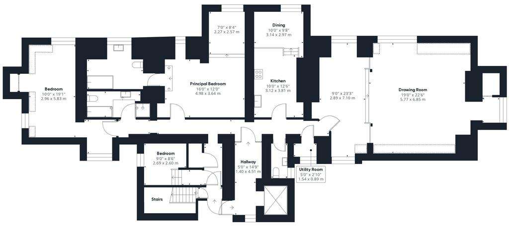 3 bedroom penthouse apartment for sale - floorplan