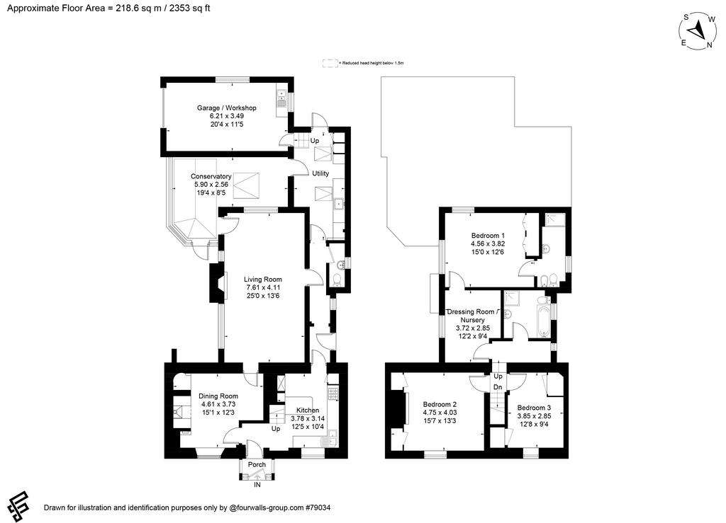 3 bedroom detached house for sale - floorplan