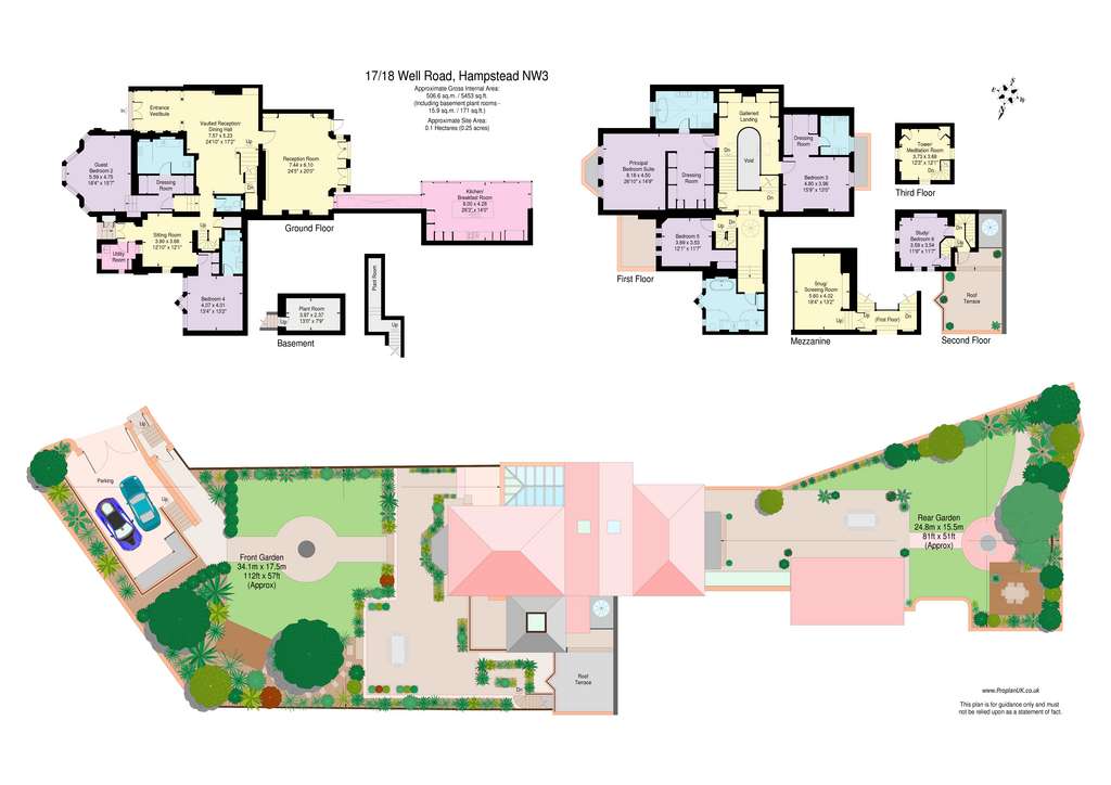 6 bedroom detached house to rent - floorplan