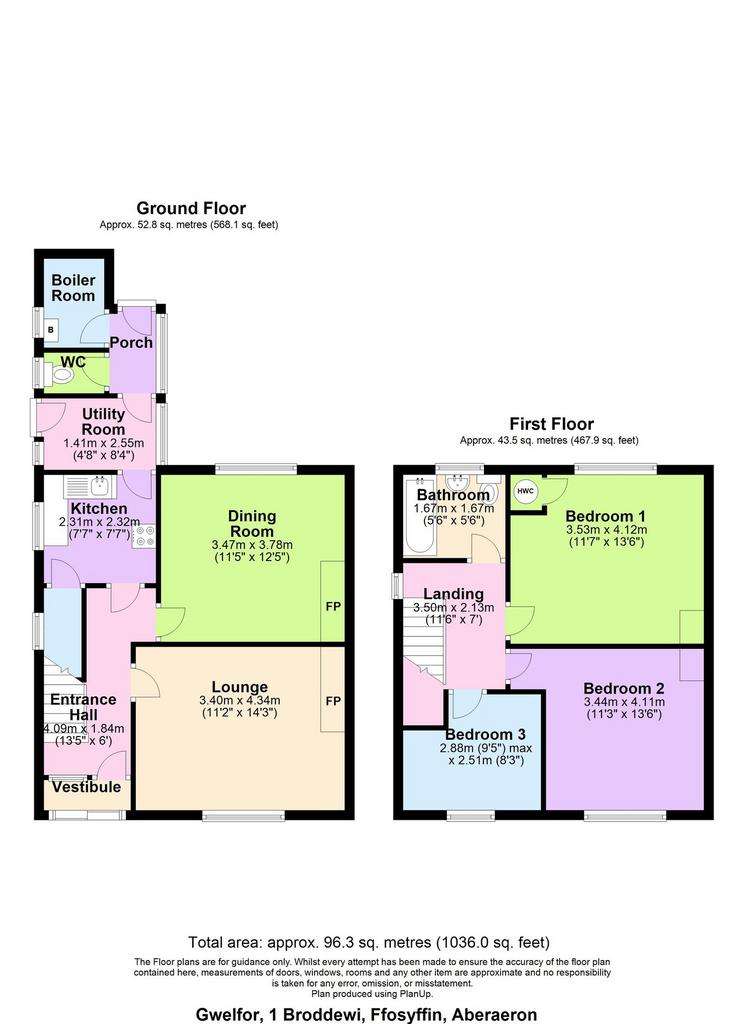 3 bedroom semi-detached house for sale - floorplan