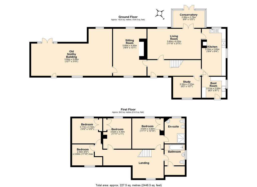 4 bedroom detached house to rent - floorplan