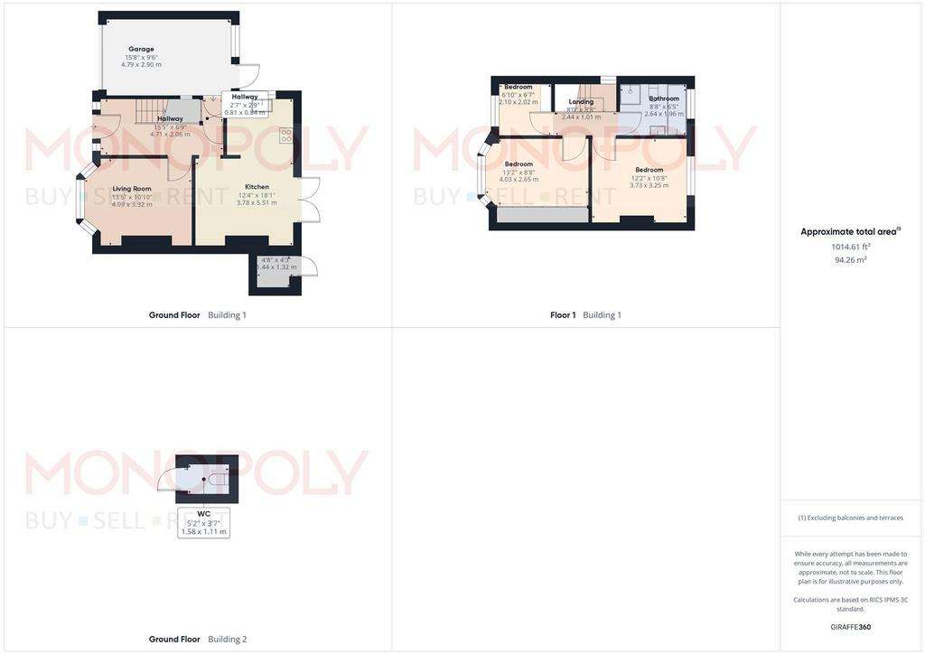 3 bedroom detached house for sale - floorplan