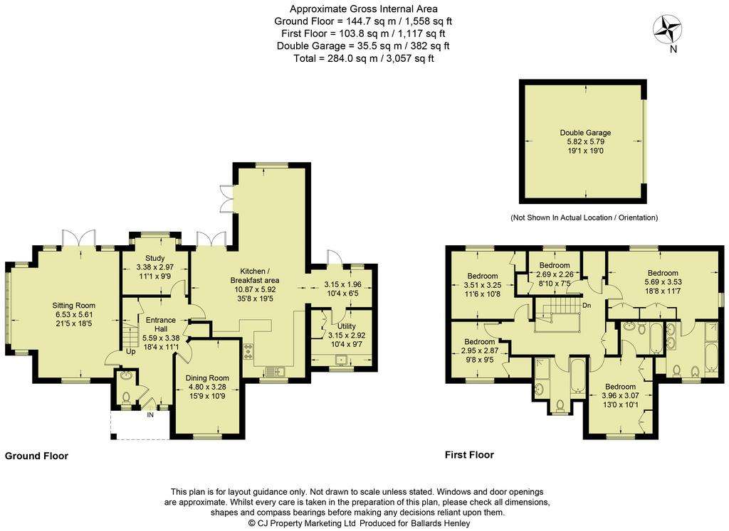 5 bedroom detached house to rent - floorplan