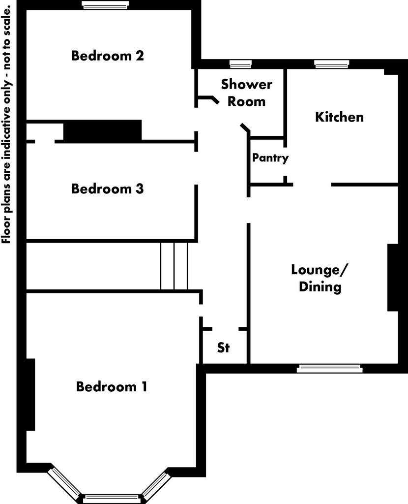 3 bedroom flat for sale - floorplan