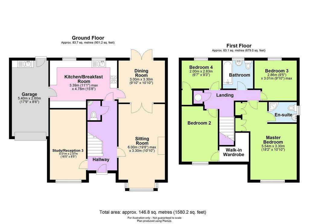 4 bedroom detached house for sale - floorplan