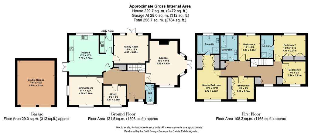 5 bedroom detached house for sale - floorplan