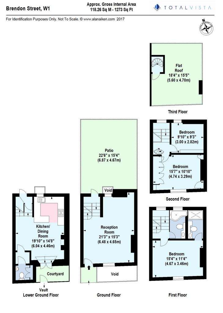 3 bedroom semi-detached house to rent - floorplan