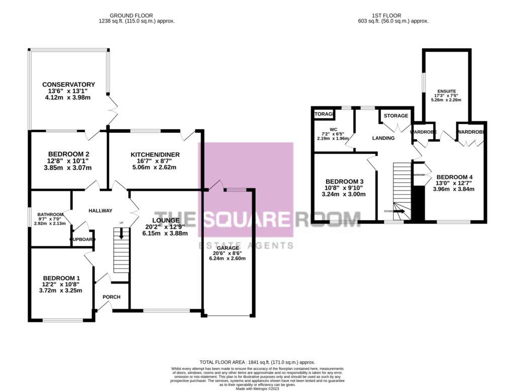 4 bedroom detached house for sale - floorplan