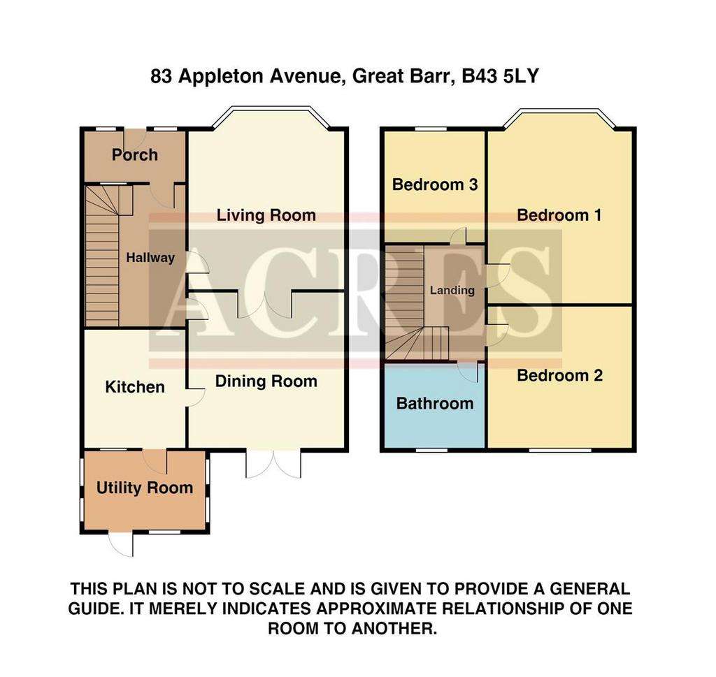 3 bedroom semi-detached house for sale - floorplan