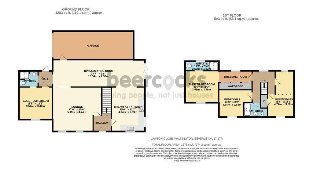 4 bedroom detached house for sale - floorplan