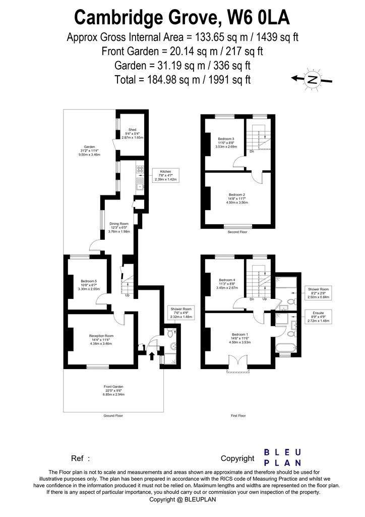 4 bedroom house to rent - floorplan