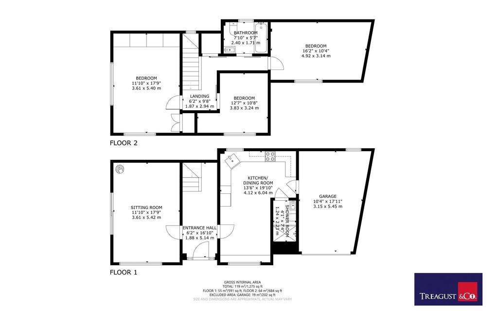 3 bedroom detached house for sale - floorplan