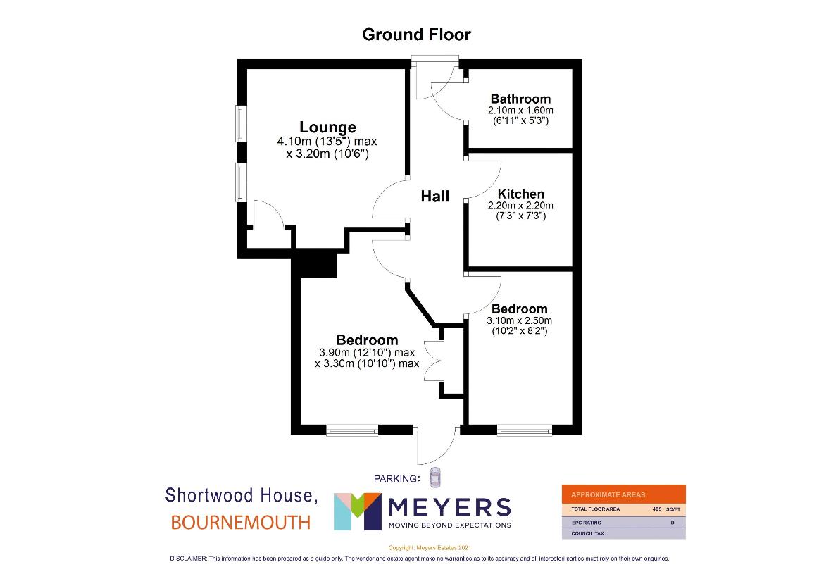 2 bedroom flat for sale - floorplan