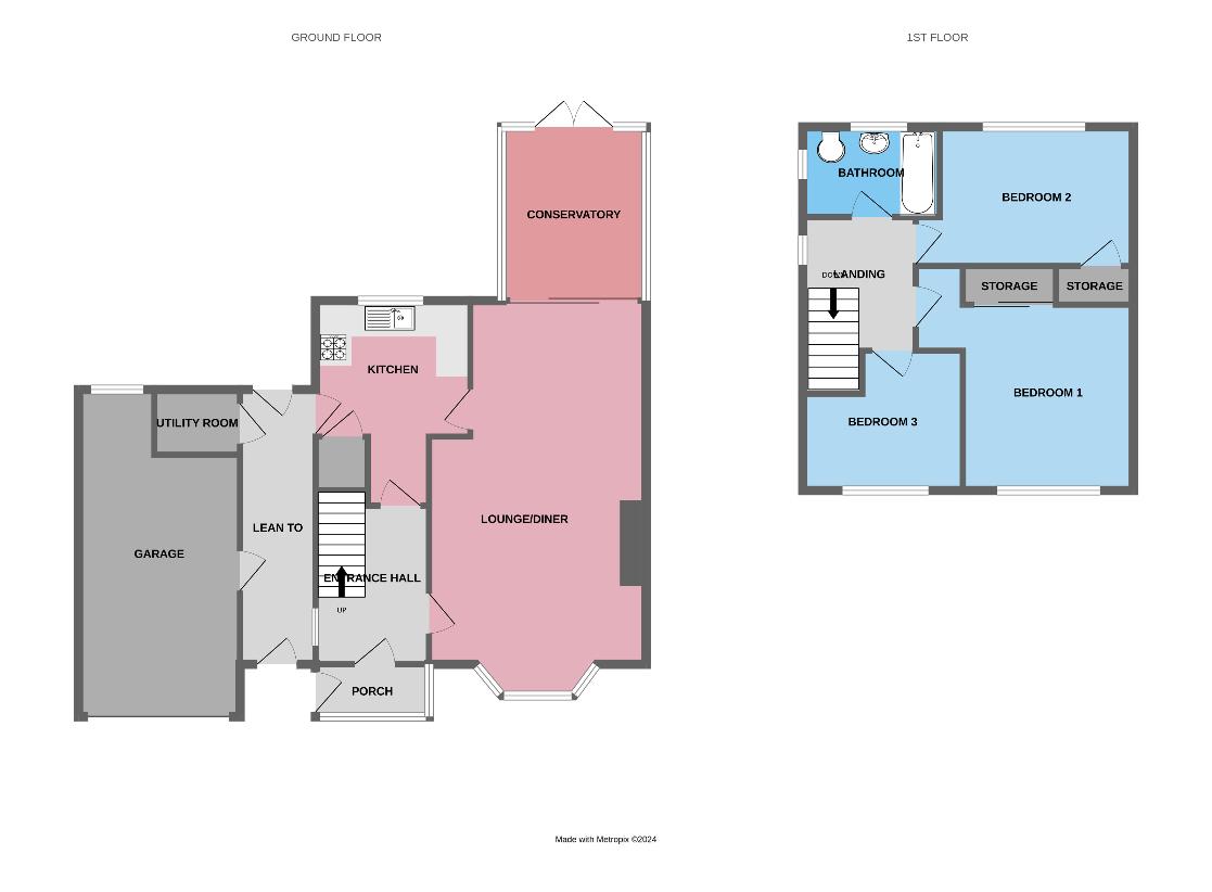 3 bedroom property for sale - floorplan