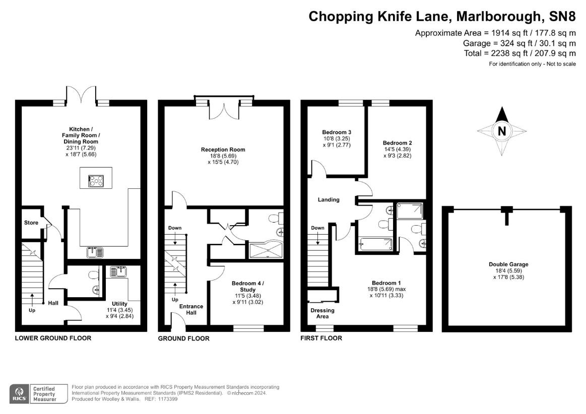 4 bedroom property for sale - floorplan