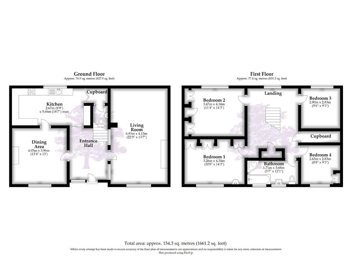 4 bedroom cottage for sale - floorplan