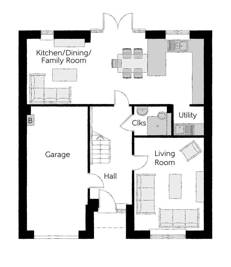 4 bedroom detached house for sale - floorplan