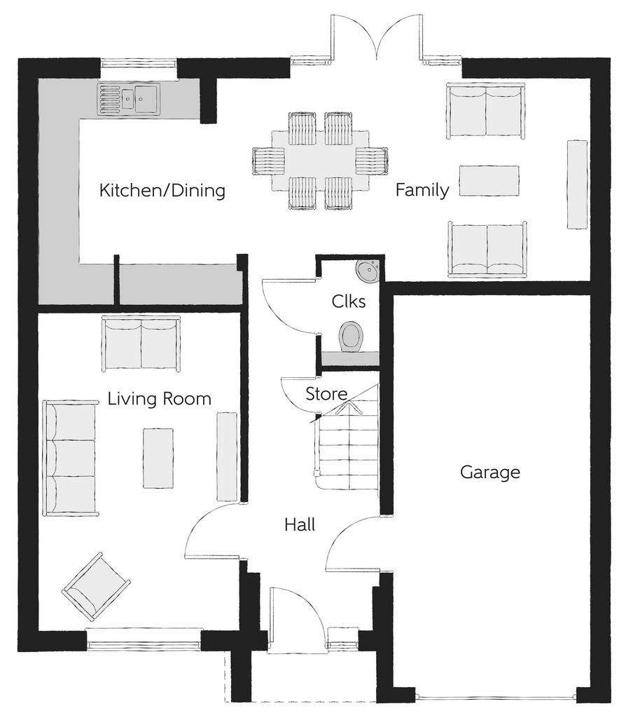 4 bedroom detached house for sale - floorplan