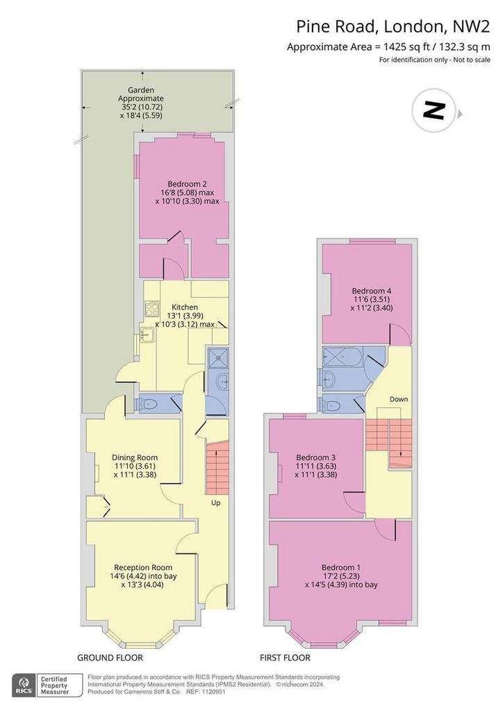 4 bedroom house for sale - floorplan