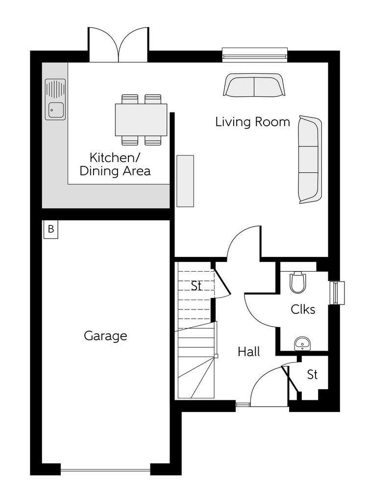 3 bedroom detached house for sale - floorplan