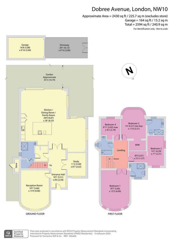 4 bedroom detached house for sale - floorplan