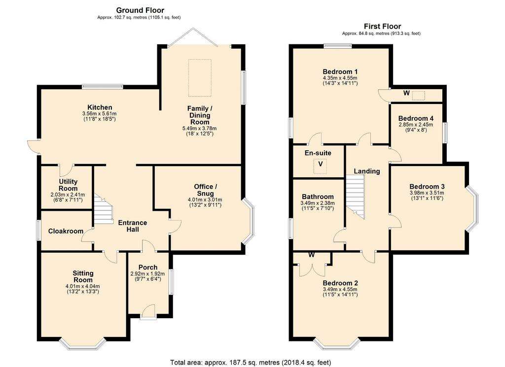 4 bedroom detached house for sale - floorplan