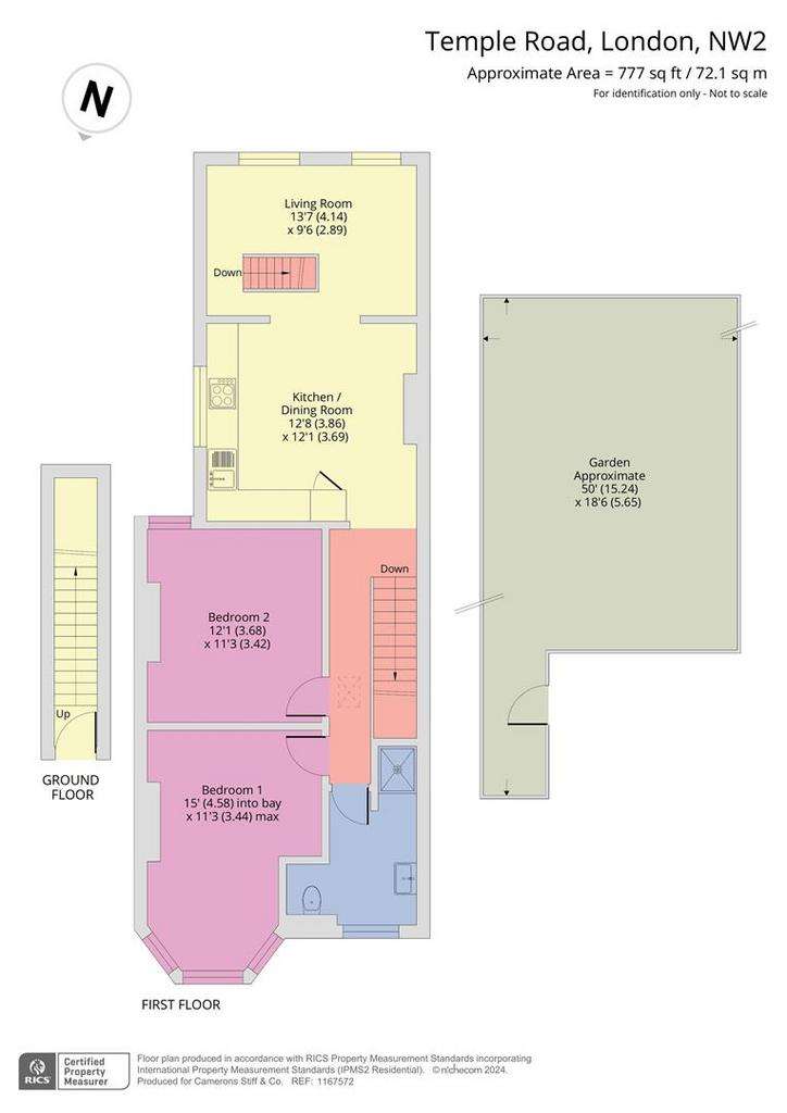 2 bedroom flat for sale - floorplan