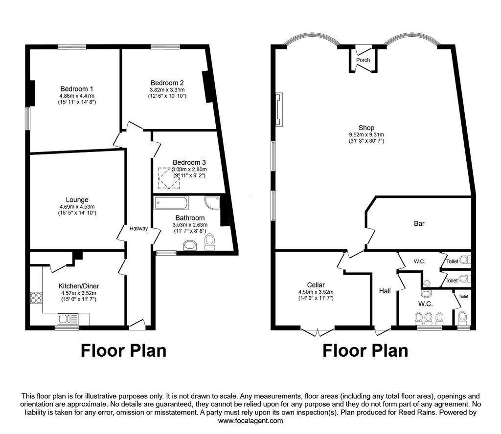 4 bedroom detached house for sale - floorplan