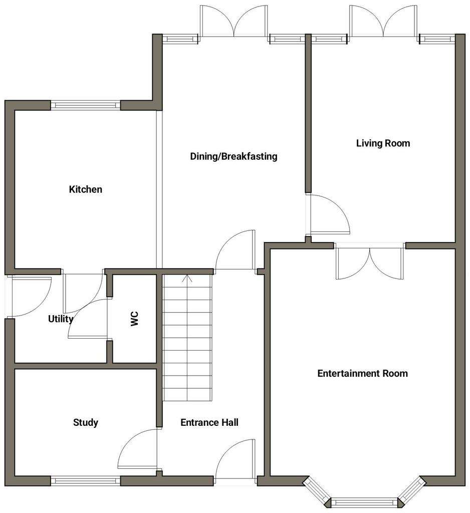 5 bedroom detached house for sale - floorplan