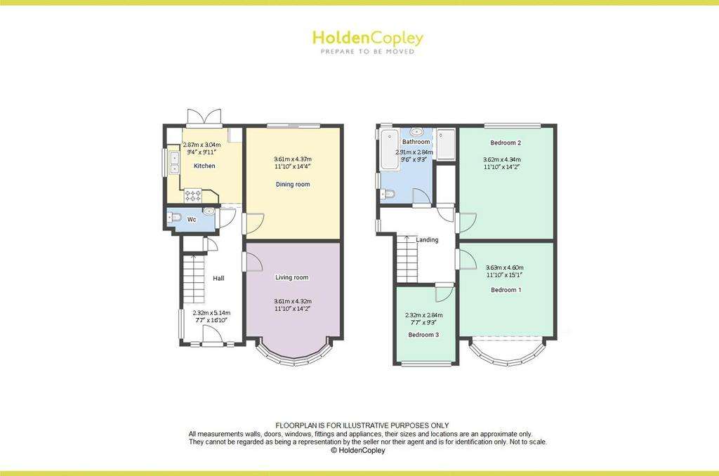 3 bedroom detached house for sale - floorplan