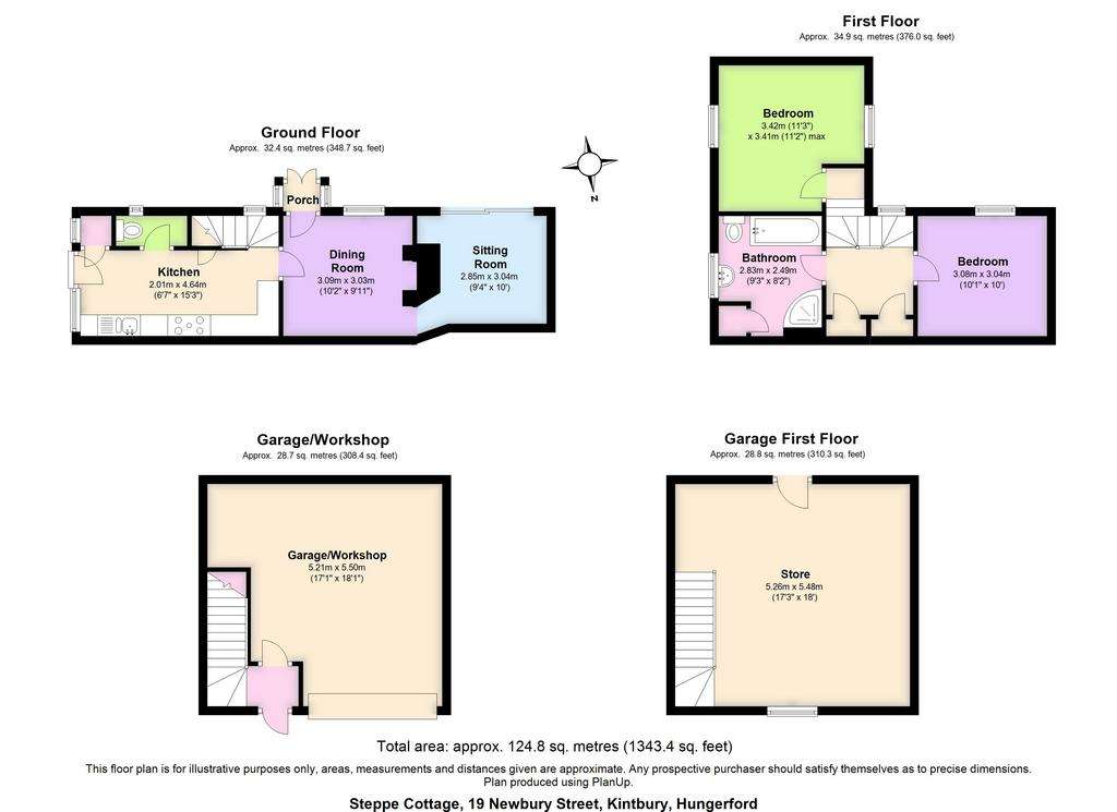 2 bedroom cottage for sale - floorplan