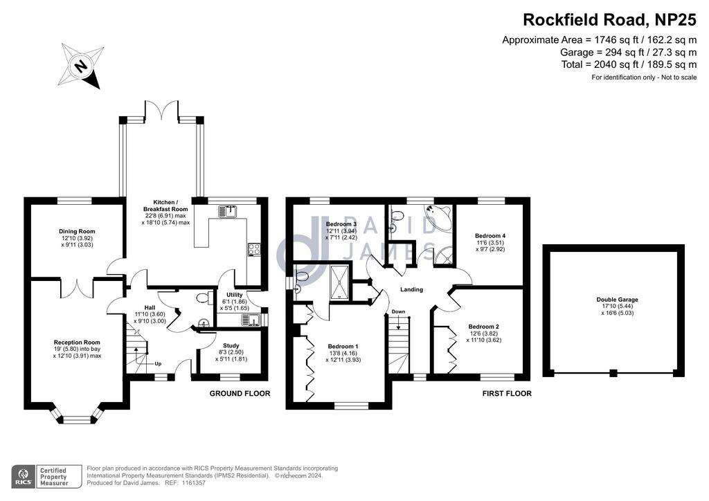 4 bedroom detached house for sale - floorplan